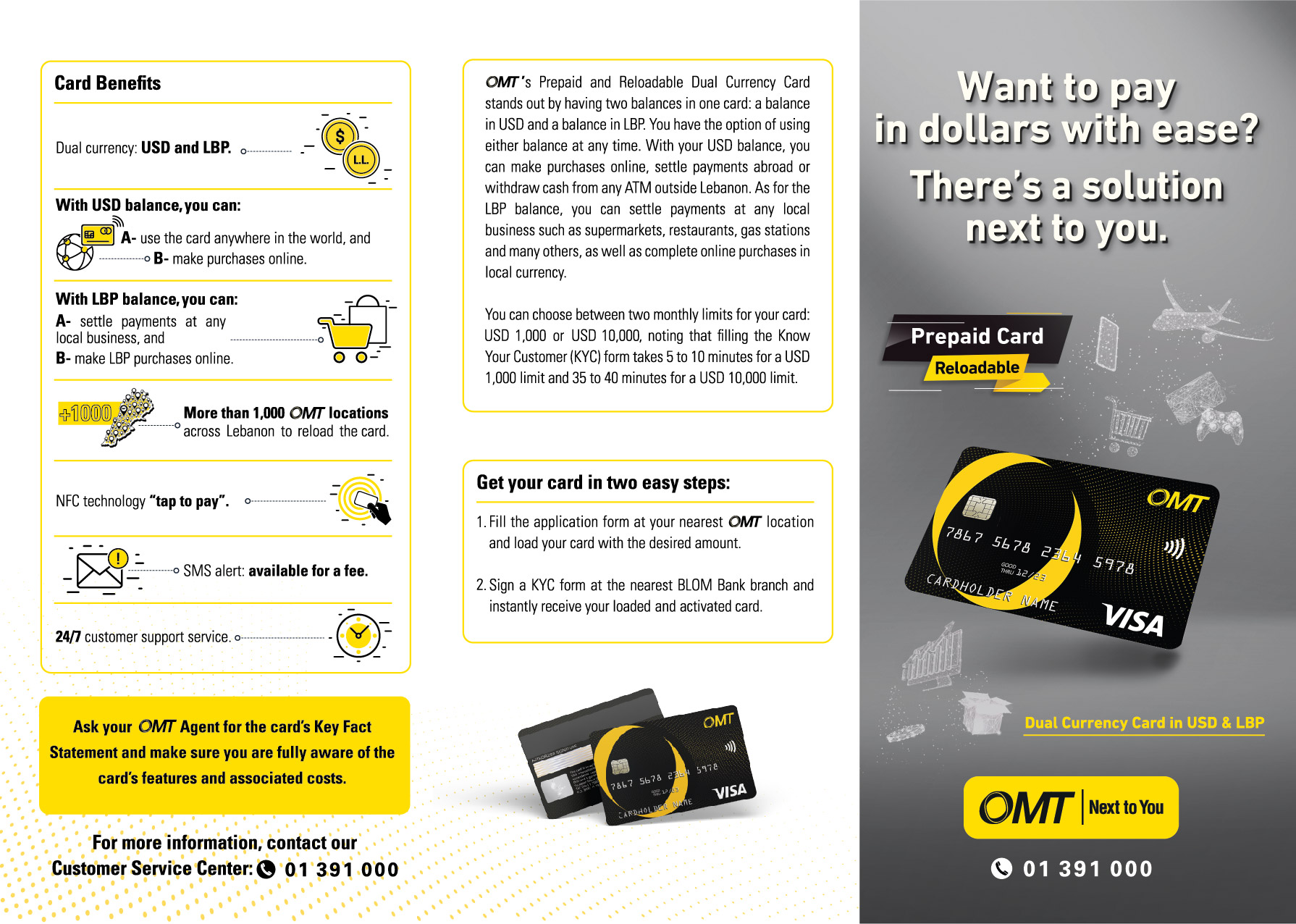 OMT Launches its Prepaid Dual Currency Card